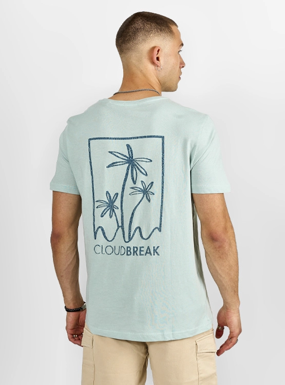 POLERA MANGA CORTA ALGODÓN HOMBRE CLOUDBREAK PRINT - 2