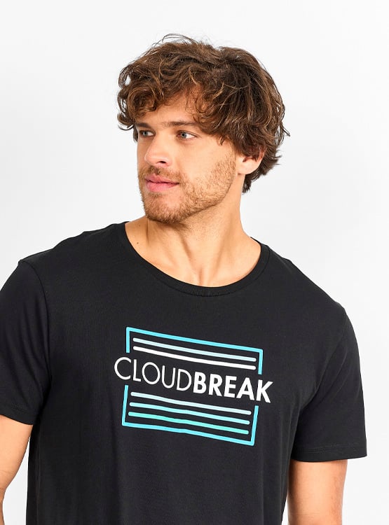 POLERA MANGA CORTA ALGODÓN HOMBRE CLOUDBREAK PRINT - 3