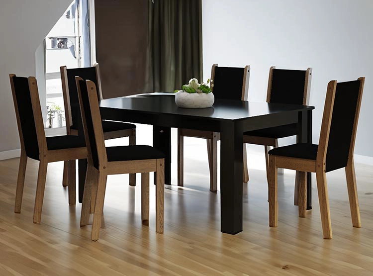 JUEGO DE COMEDOR VEKKA HOME LOLA SUECIA 6S - 9
