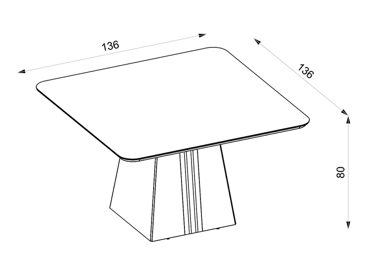 JUEGO DE COMEDOR VEKKA HOME NEW ITALIA LIA 8S - 6
