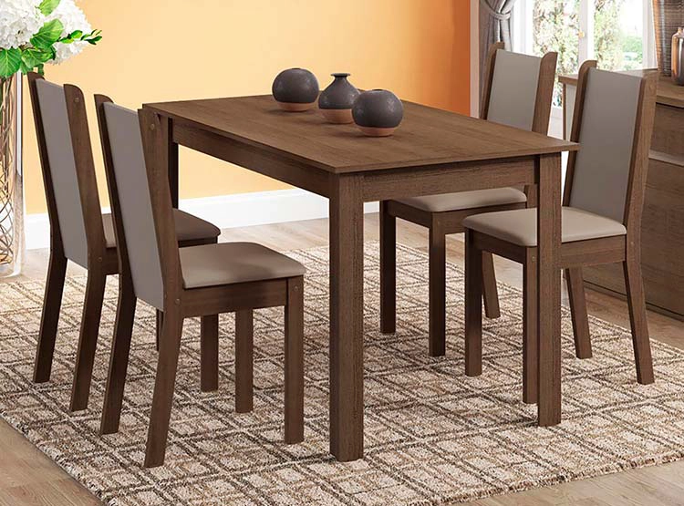 JUEGO DE COMEDOR VEKKA HOME PIA LEONE 4S - 9