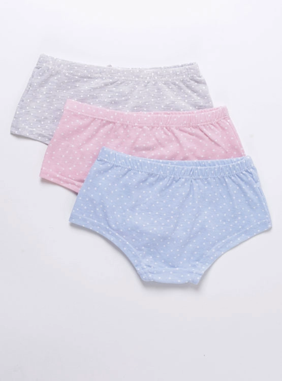 PACK 3 PANTALETA ALGODÓN NIÑA HARVEST MULTICOLOR - 2