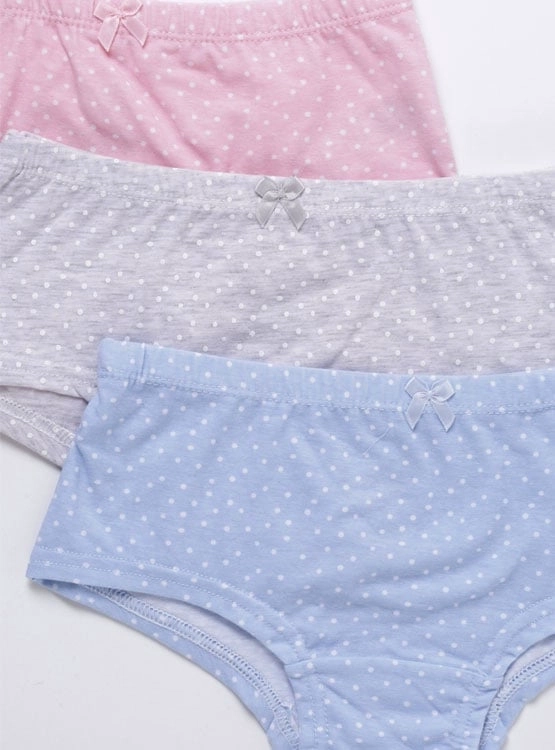 PACK 3 PANTALETA ALGODÓN NIÑA INDEX MULTICOLOR - 3