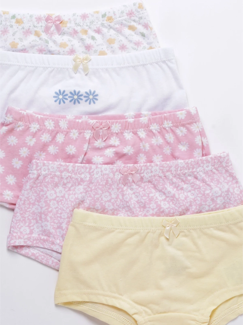 PACK 5 PANTALETA ALGODÓN NIÑA HARVEST MULTICOLOR - 3