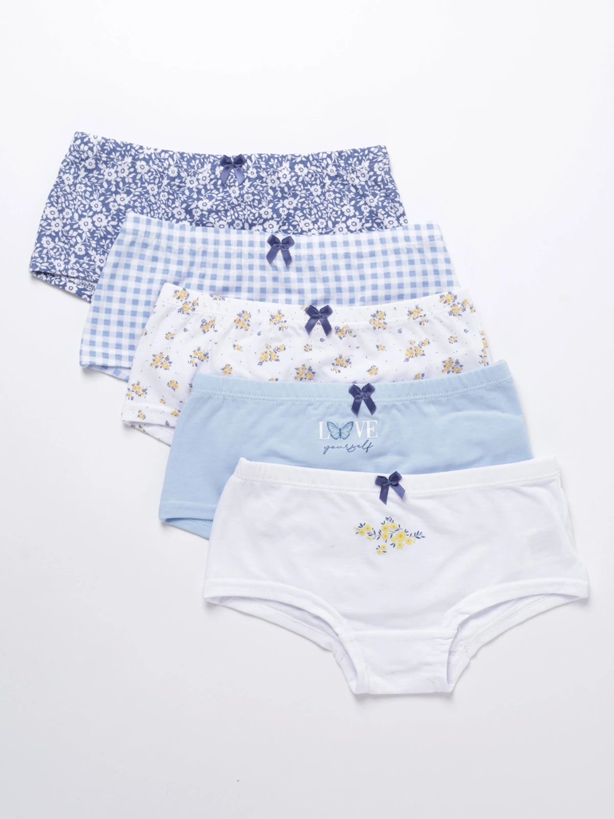 PACK 5 PANTALETA ALGODÓN NIÑA INDEX MULTICOLOR