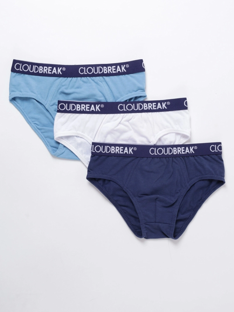 PACK 3 CALZONCILLO ALGODÓN NIÑO CLOUDBREAK MULTICOLOR SLIP