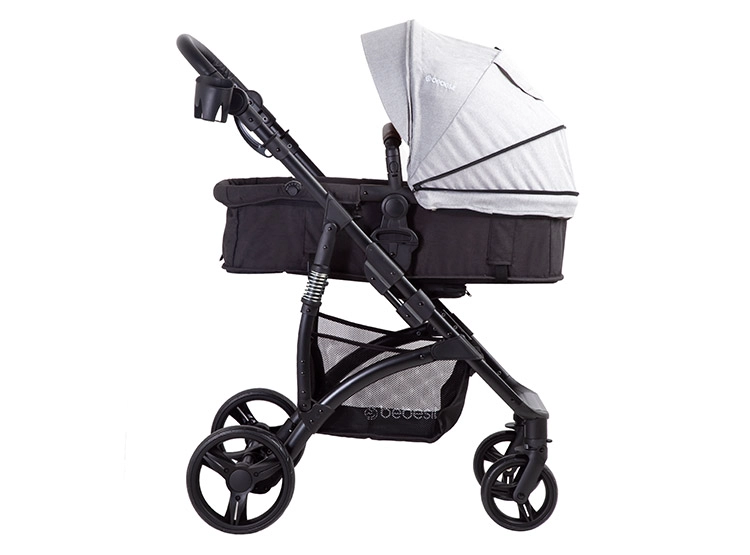 COCHE CUNA TRAVEL SYSTEM BEBE EXPLORER LX GRIS BEBESIT - 3