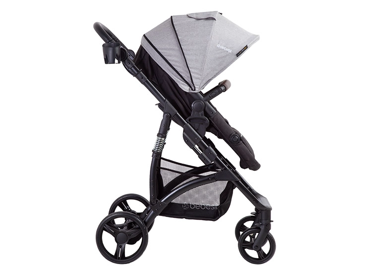 COCHE CUNA TRAVEL SYSTEM BEBE EXPLORER LX GRIS BEBESIT - 5
