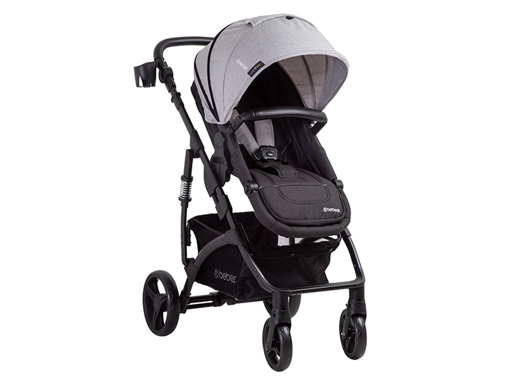COCHE CUNA TRAVEL SYSTEM BEBE EXPLORER LX GRIS BEBESIT - 6