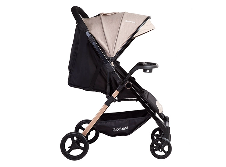 COCHE PASEO BEBE CITY COMPACTO LIVIANO BEIGE BEBESIT Beige, foto 4