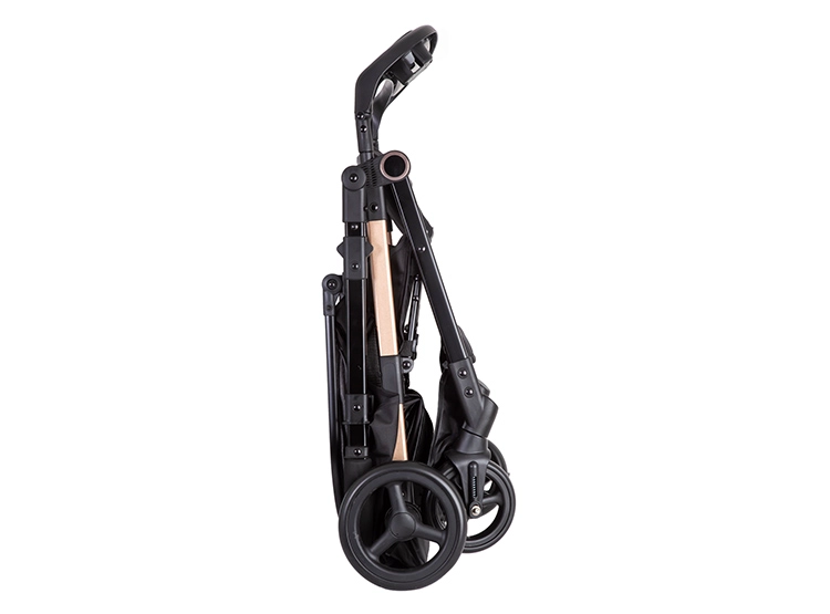 COCHE PASEO BEBE CITY COMPACTO LIVIANO NEGRO BEBESIT - 5