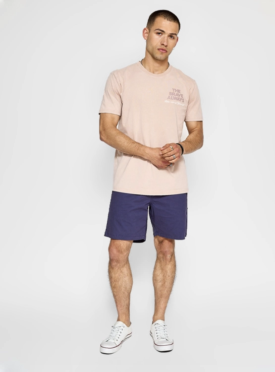 POLERA MANGA CORTA ALGODÓN HOMBRE INDEX LAVADA PRINT - 4