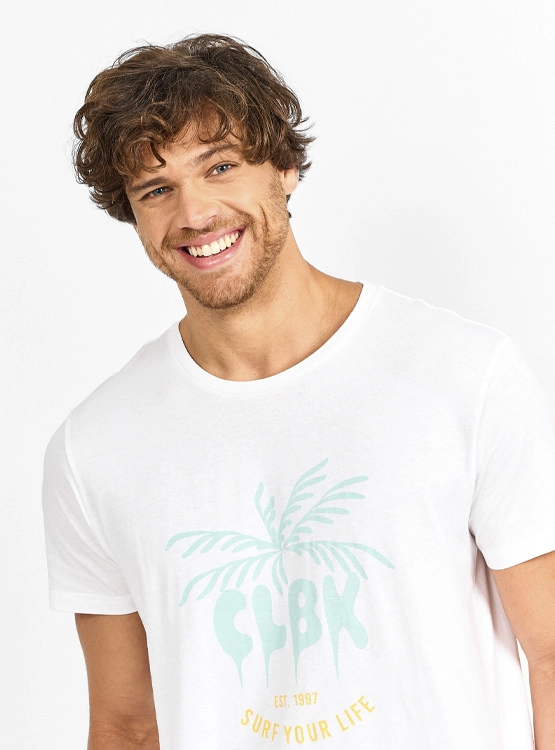 POLERA MANGA CORTA ALGODÓN HOMBRE CLOUDBREAK PRINT - 3