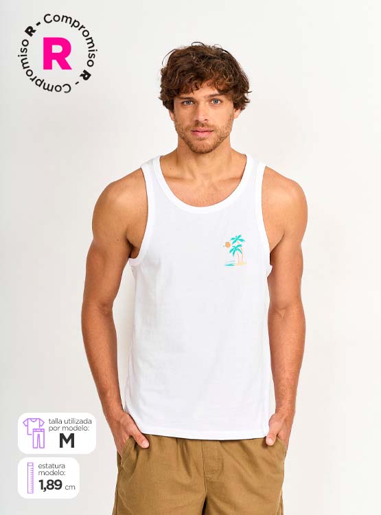 POLERA SIN MANGAS ALGODÓN HOMBRE CLOUDBREAK