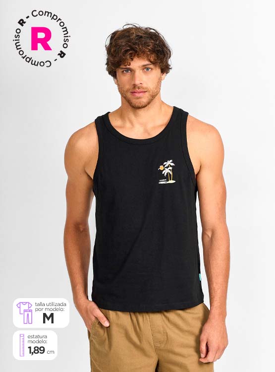 POLERA SIN MANGAS ALGODÓN HOMBRE CLOUDBREAK