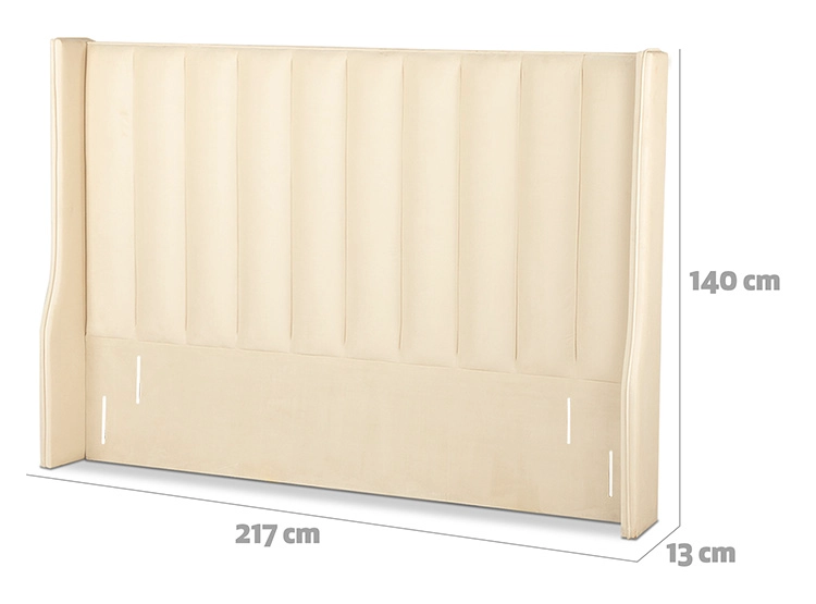 RESPALDO CIC PANARO SUPER KING BEIGE - 3