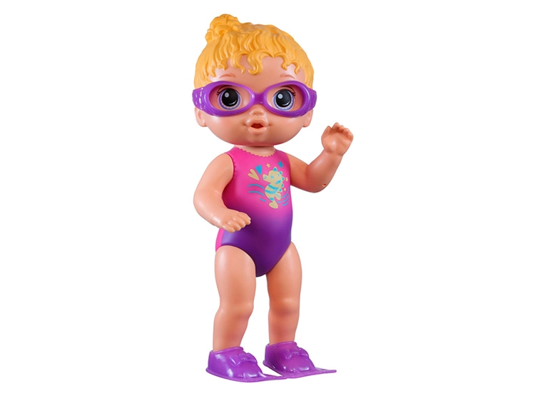 MUÑECA BABY ALIVE SUNNY LA NADADORA CABELLO RUBIO - 1