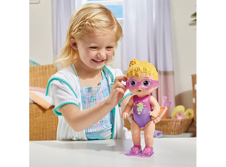 MUÑECA BABY ALIVE SUNNY LA NADADORA CABELLO RUBIO - 6