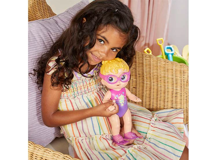 MUÑECA BABY ALIVE SUNNY LA NADADORA CABELLO RUBIO - 9