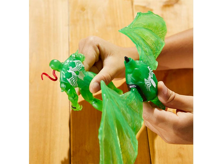 FIGURA DE ACCIÓN SPIDERMAN EPIC HERO SERIES WEB SPLASHERS HIDROATAQUE AÉREO DE SIMBIONTE VERDE - 7