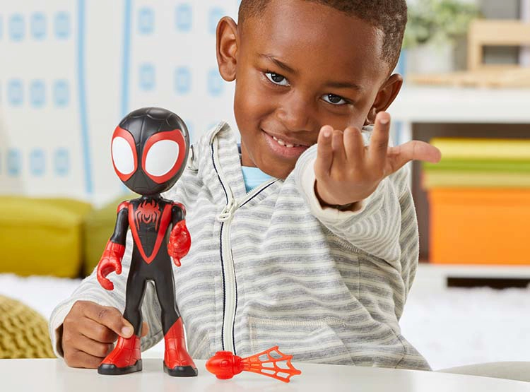 FIGURA DE ACCIÓN SPIDEY & HIS AMAZING FRIENDS GIGANTE MILES MORALES - 6