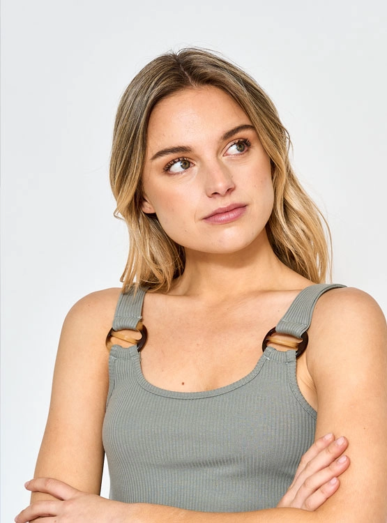 POLERA SIN MANGAS ALGODÓN MUJER INDEX ARGOLLA - 3