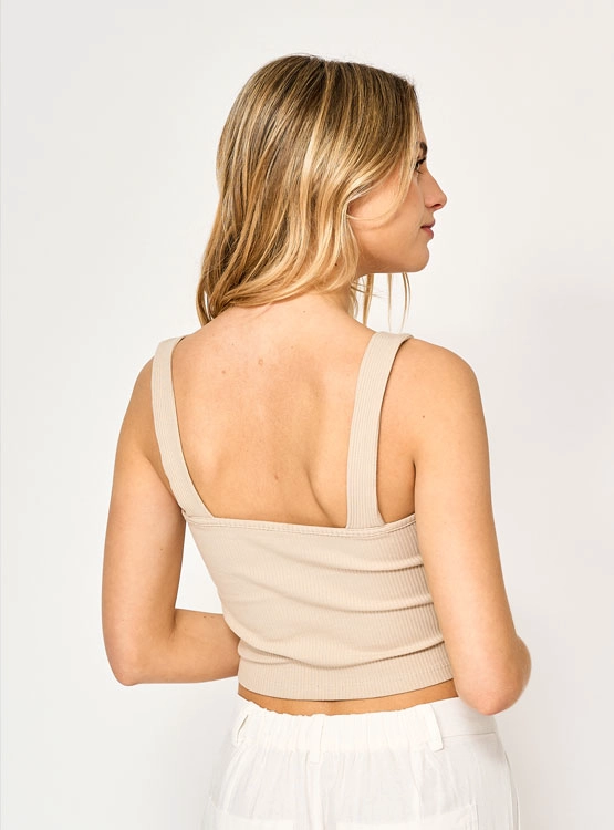 POLERA SIN MANGAS ALGODÓN MUJER INDEX ARGOLLA - 2