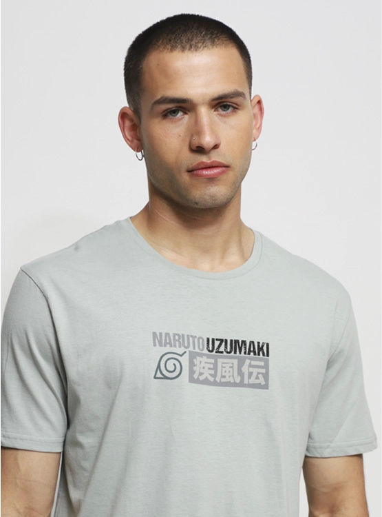 POLERA MANGA CORTA ALGODÓN HOMBRE INDEX NARUTO - 3