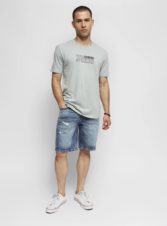 POLERA MANGA CORTA ALGODÓN HOMBRE INDEX NARUTO - 4