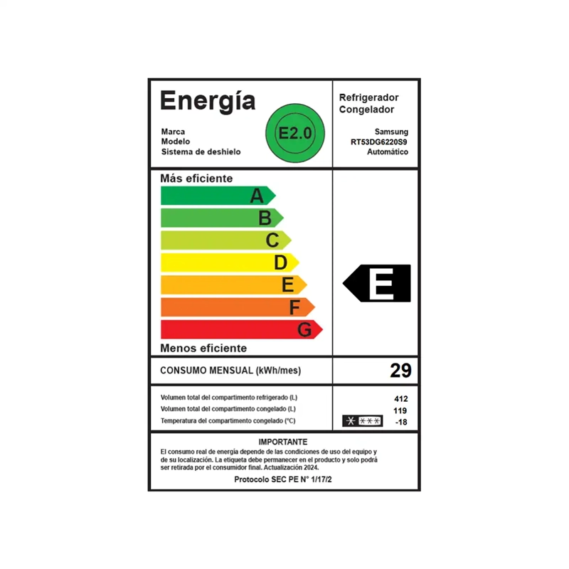 REFRIGERADOR TOP FREEZER SAMSUNG RT53DG6220S9 521L NO FROST GRIS - 10