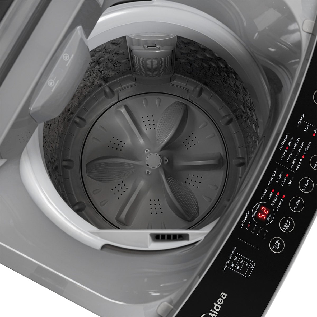 LAVADORA CARGA SUPERIOR MIDEA MLS-095GE04N 9.5KG GRAFITO - 8