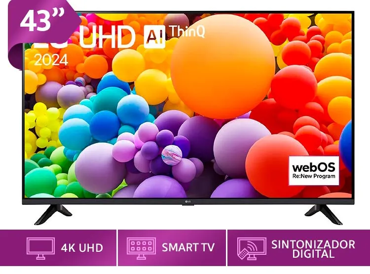SMART TV LG LED UHD 4K 43