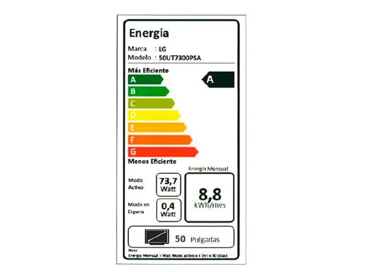 SMART TV LG LED UHD 4K 50" 50UT7300PSA.AWHQ Negro, foto 8