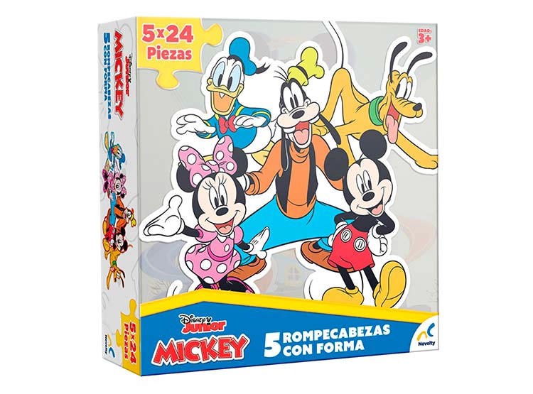 5 ROMPECABEZAS C/ FORMA DISNEY - 2