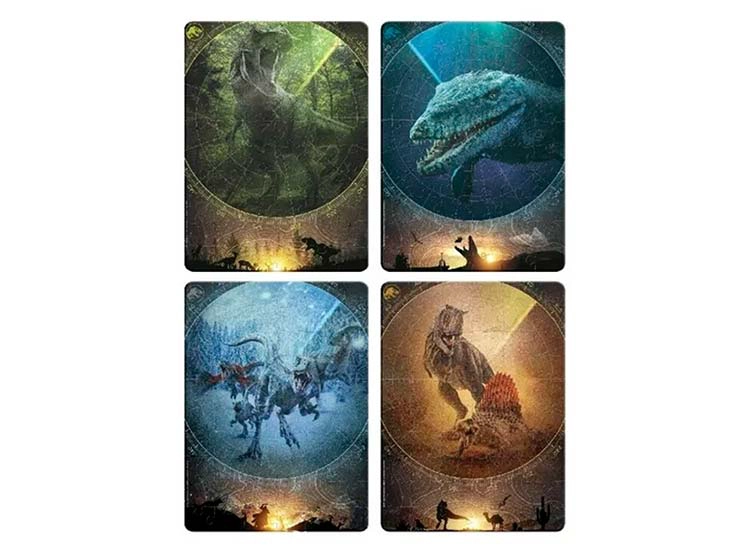 PUZZLE 4 EN 1 JURASSIC WORLD 60 PZS - 1