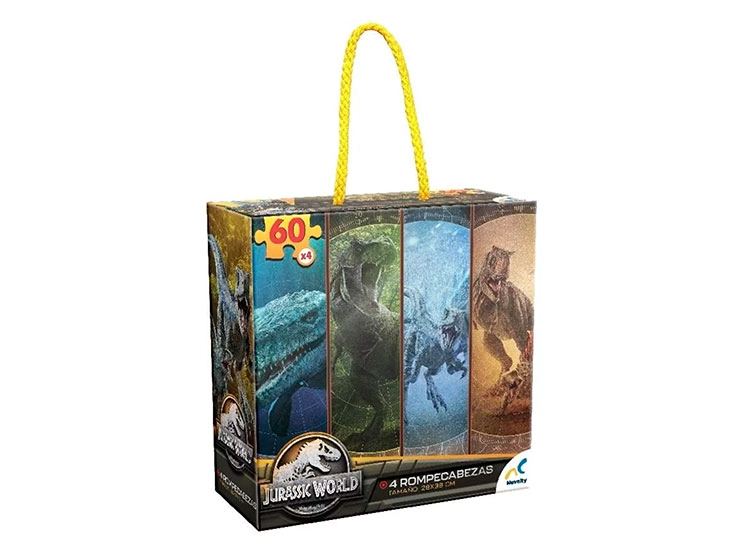 PUZZLE 4 EN 1 JURASSIC WORLD 60 PZS - 2