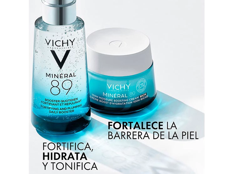 CREMA FACIAL VICHY HIDRATANTE MINÉRAL 89 RICA 100H 50 ML - 7