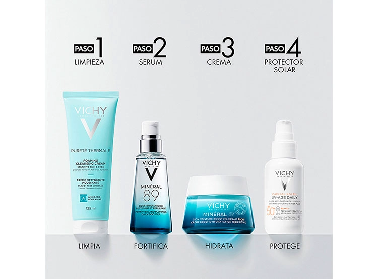 CREMA FACIAL VICHY HIDRATANTE MINÉRAL 89 RICA 100H 50 ML - 8