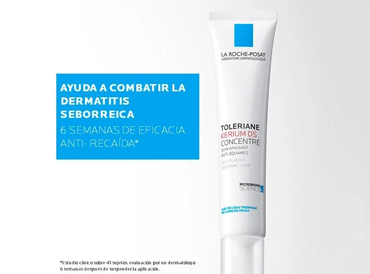 CREMA FACIAL LA ROCHE-POSAY HIDRATANTE TOLERIANE PRO DESCAMACIÓN KERIUM DS SPF 50+ 40 ML - 7