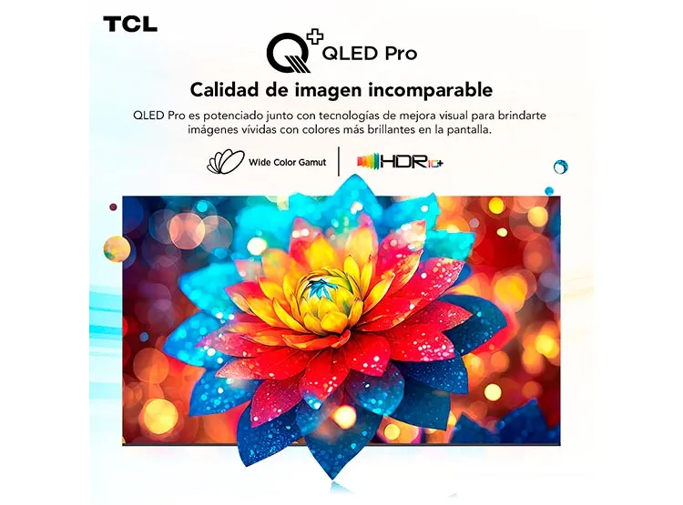 SMART TV TCL QLED UHD 4K 55" 55C651 Negro, foto 3