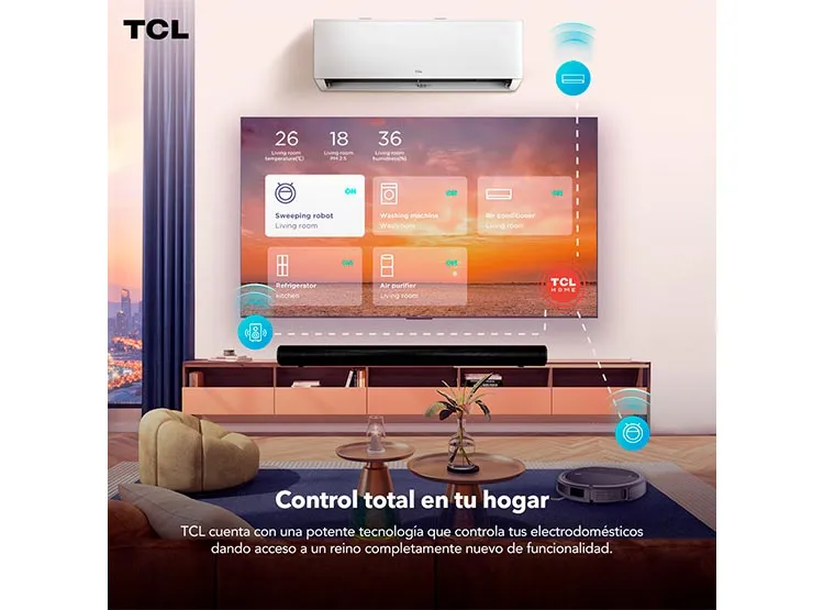 SMART TV TCL QLED UHD 4K 55" 55C651 Negro, foto 7
