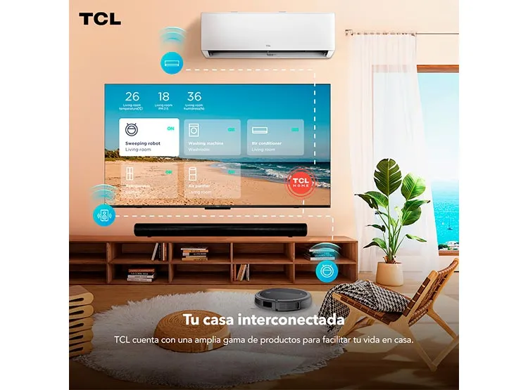 SMART TV TCL UHD 4K 55" 55P755 Negro, foto 6