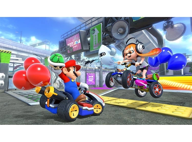 NINTENDO SWITCH 2024 OLED + JUEGO MARIO KART 8 - 5