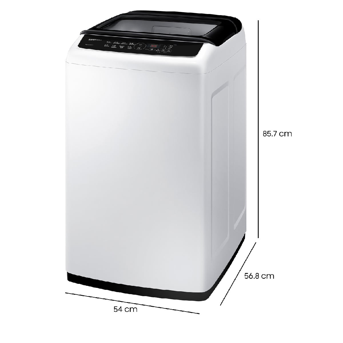 LAVADORA CARGA SUPERIOR SAMSUNG WA80CG4240BW 8KG BLANCO - 3