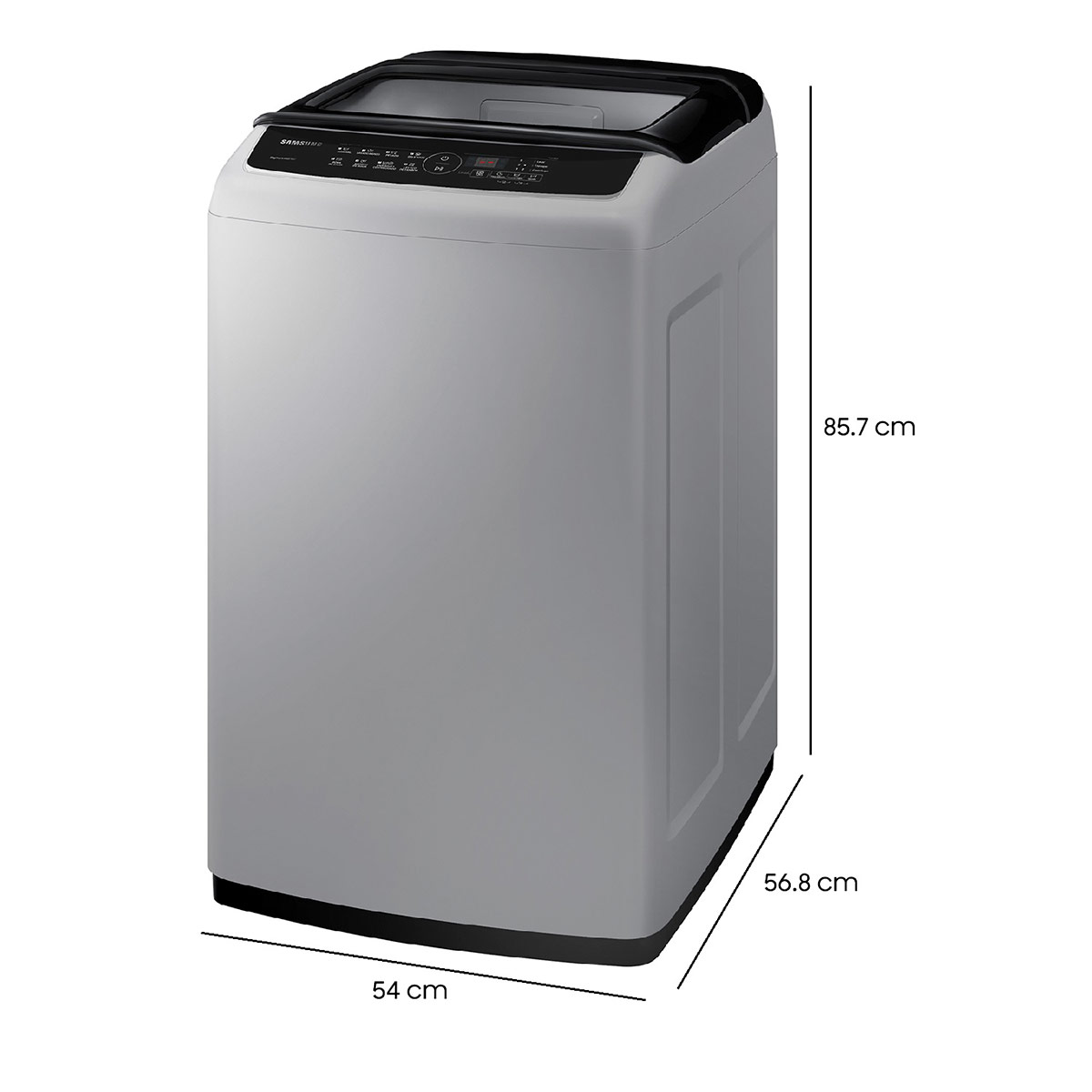 LAVADORA CARGA SUPERIOR SAMSUNG WA90CG4240BY 9KG GRIS - 3