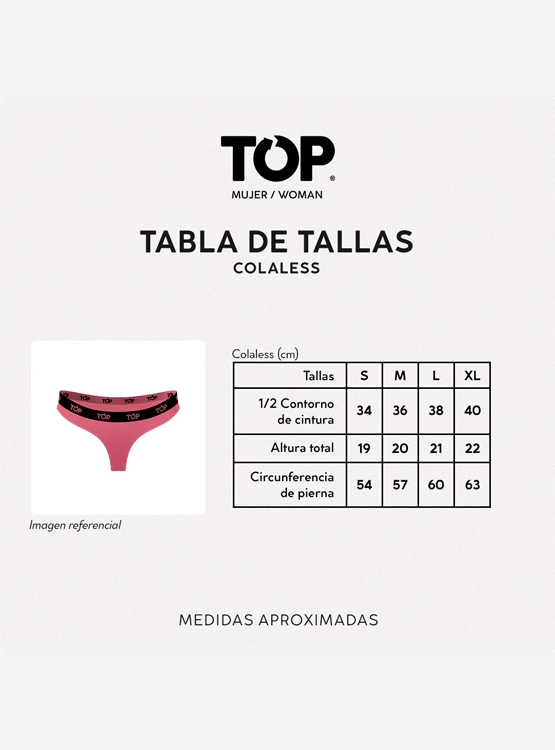 3 PACK COLALESS MUJER TOP M502AP3C2 - 6