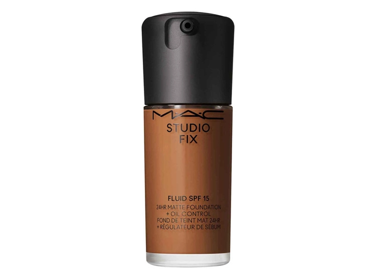 BASE DE MAQUILLAJE MAC MATTE STUDIO FIX FLUID 24HR SPF 15 WATERPROOF 30 ML