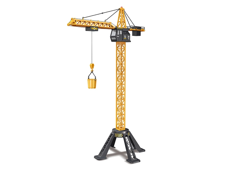 TORRE GRUA CONTROL REMOTO ALAMBRICO 88 CM ALTO 360 GRADOS DE RORACION