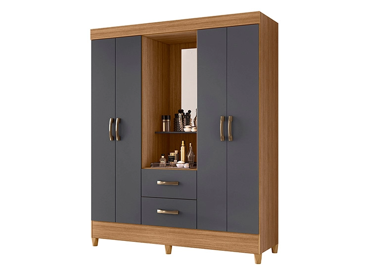 CLOSET VEKKA HOME MOBI CAPELINA GREY 4P 2C - 1