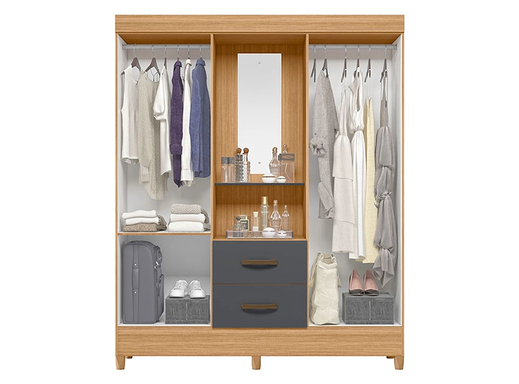 CLOSET VEKKA HOME MOBI CAPELINA GREY 4P 2C - 2